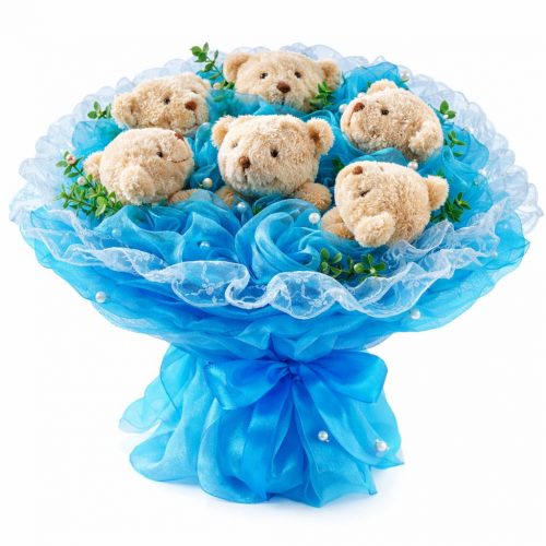 Букет «Ласковый мишка»