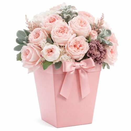 Цветочная композиция «Янтарный закат»