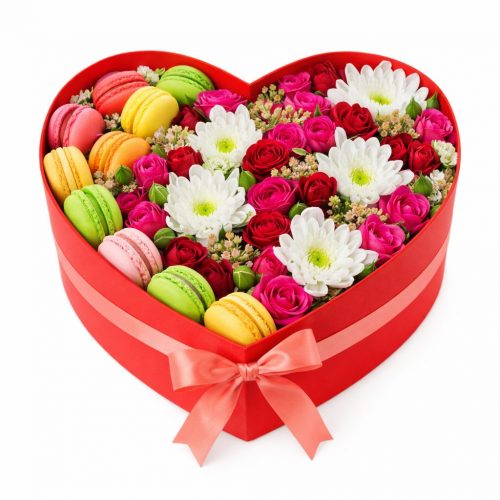 Цветочная композиция «Сердечный порыв»