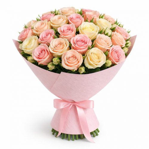 Букет цветов «Вдохновение заката»