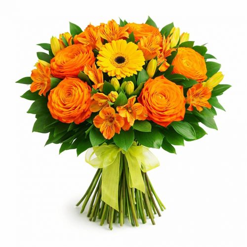Флористический букет «Солнечное сияние»